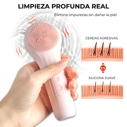 Cepillo Facial con Efecto Térmico